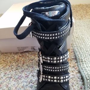 Michael Kors Shoes - Authentic Michael Kors black Grayson wedge Michael Kors Shoes - Authentic Michael Kors black Grayson wedge